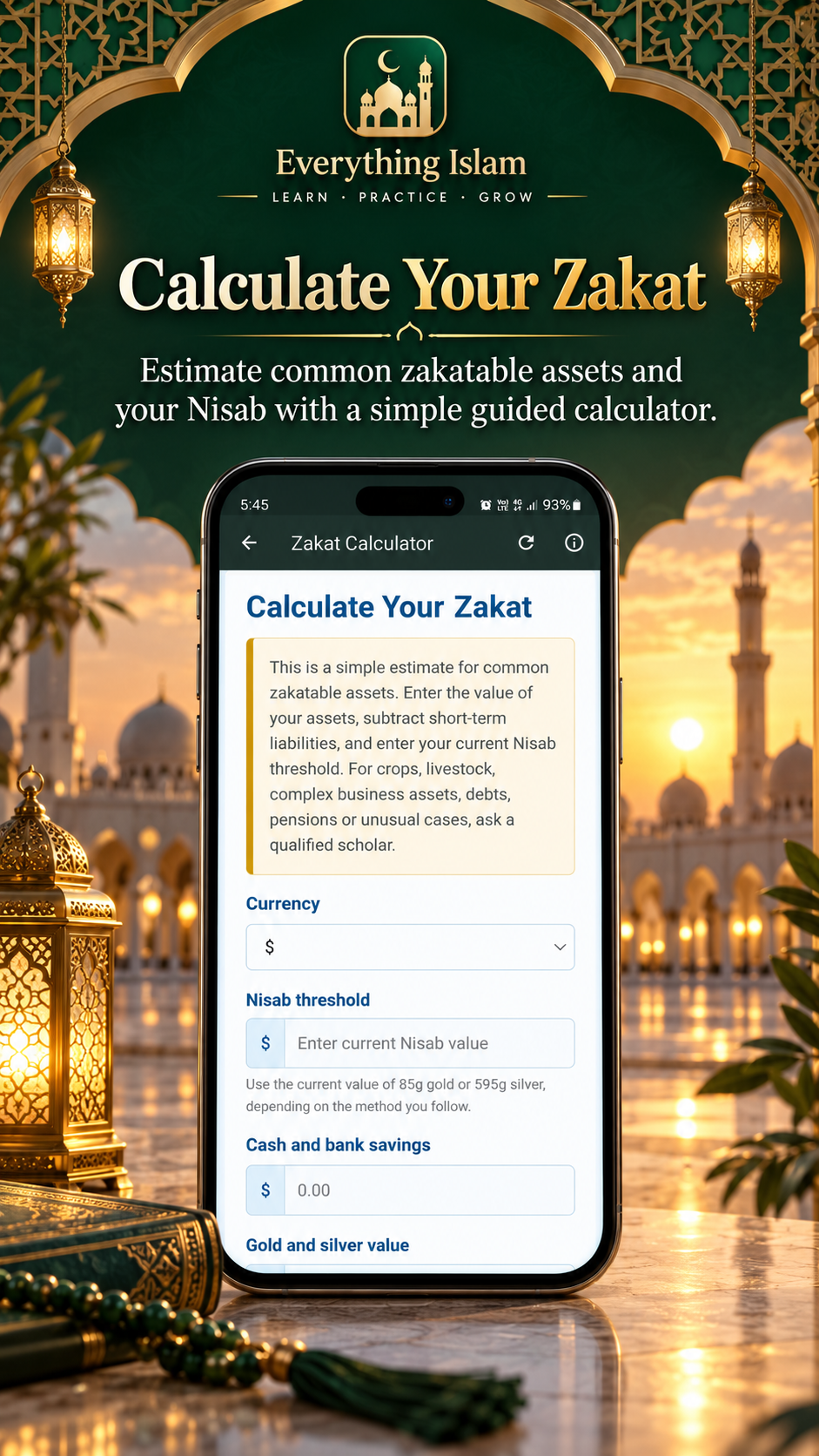 Zakat calculator